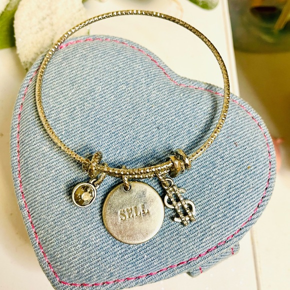 Mary Kay Silver Charm Bangle - Picture 2 of 3